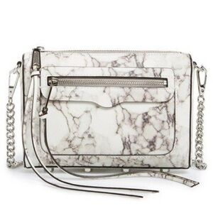 Rebecca Minkoff Avery Crossbody Bag in Marble Print